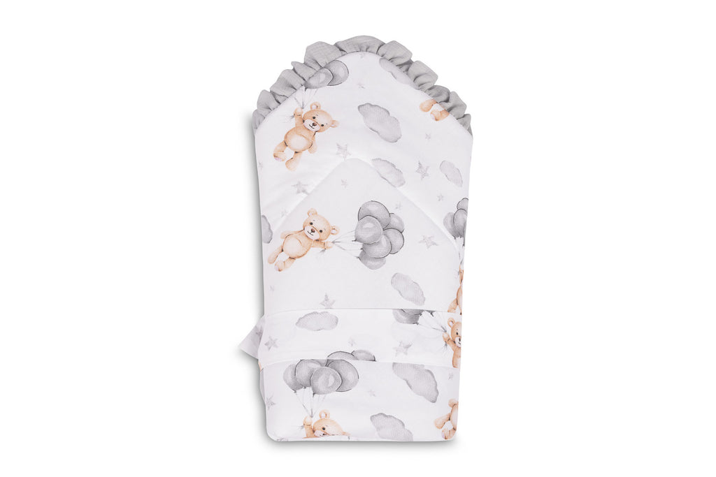 Sensillo Muslin Newborn Swaddle Wrap - Teddy