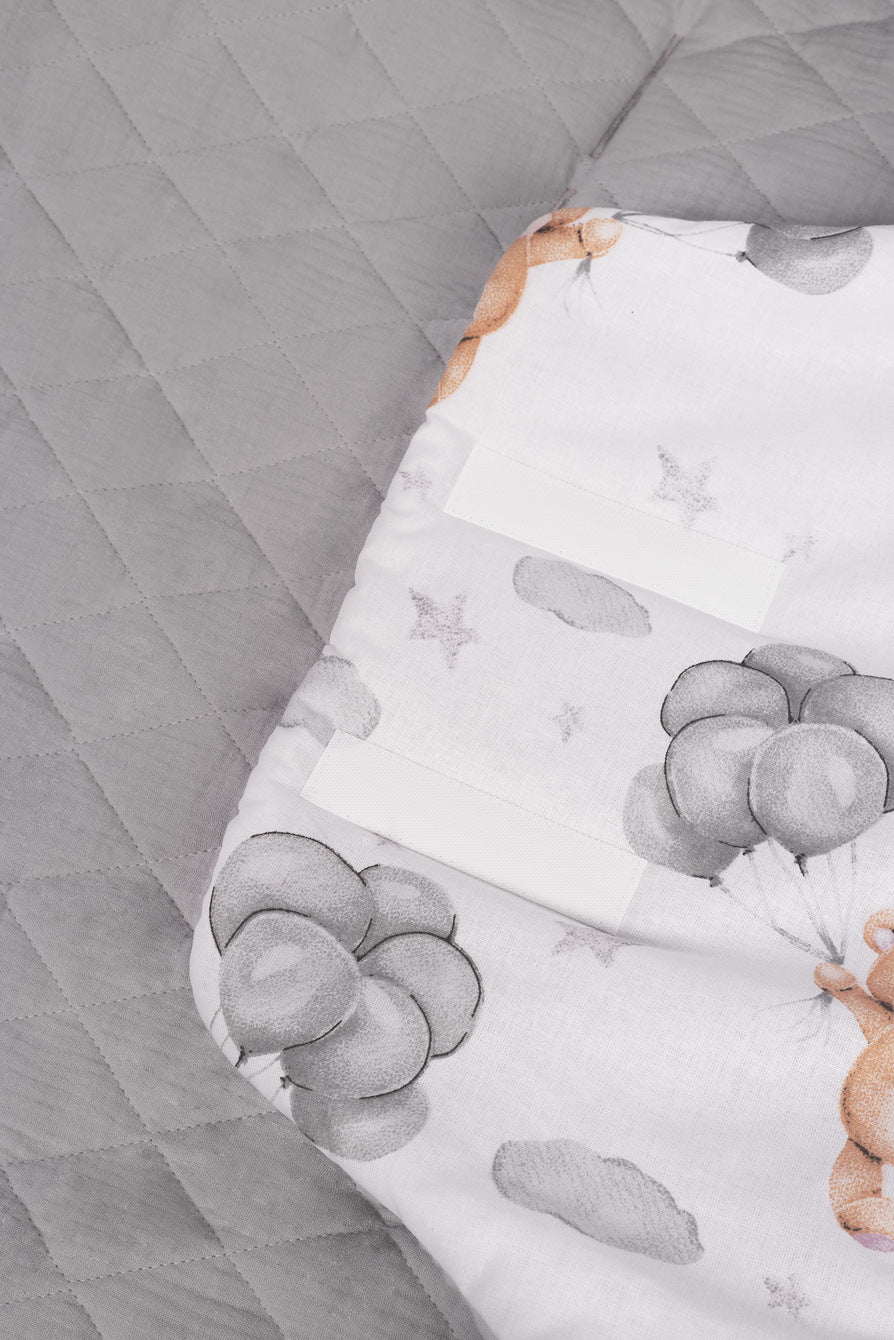 Sensillo Muslin Car Seat Swaddle - Teddy - Baby Essentials