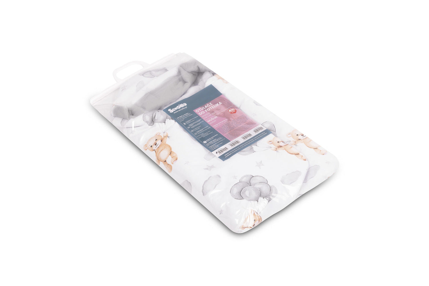 Sensillo Muslin Car Seat Swaddle - Teddy - Baby Essentials