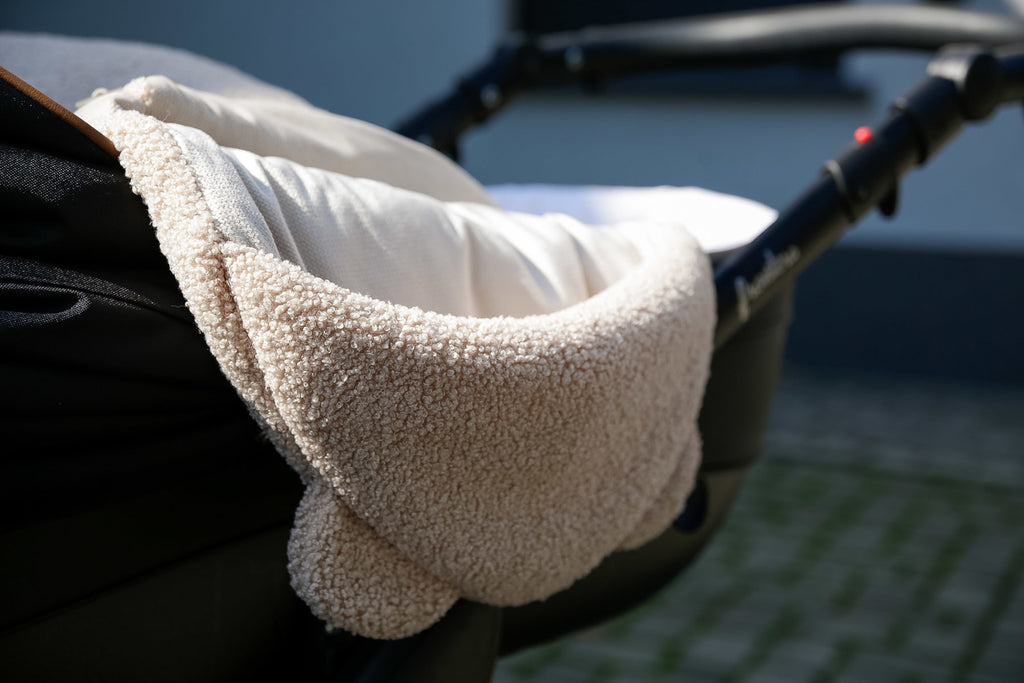 Sensillo 3 in 1 Sheep Footmuff For Car Seats & Prams  - Dark Beige