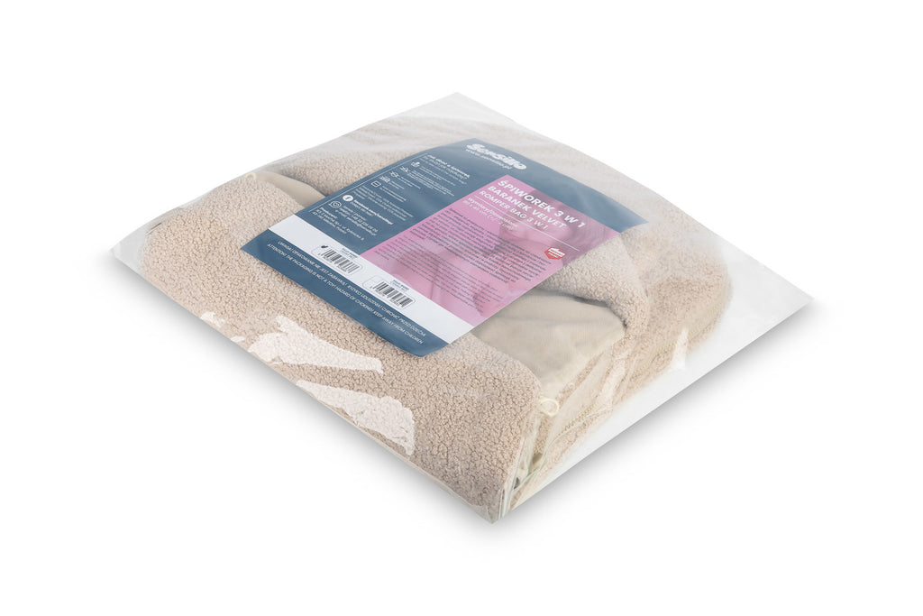 Sensillo 3 in 1 Sheep Footmuff For Car Seats & Prams  - Light Beige