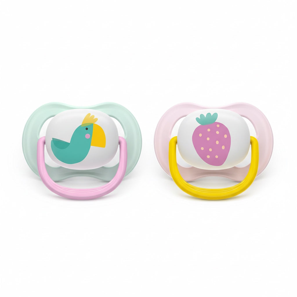 Philips Avent Soother Ultra Air Coll 0-6 months 2 pcs - Pink