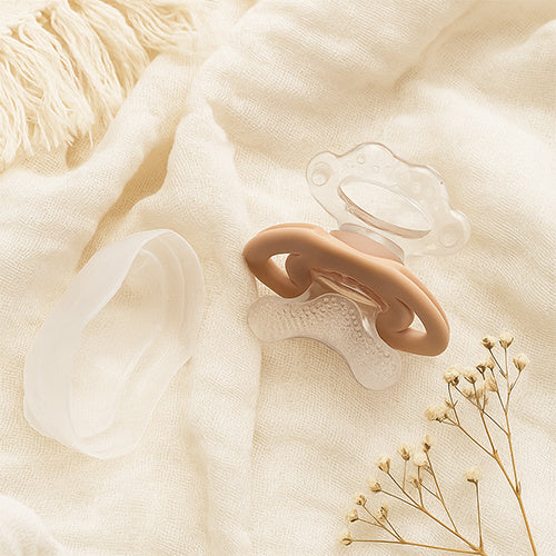 Babyono Silicone Baby Teether 3m+ - Beige