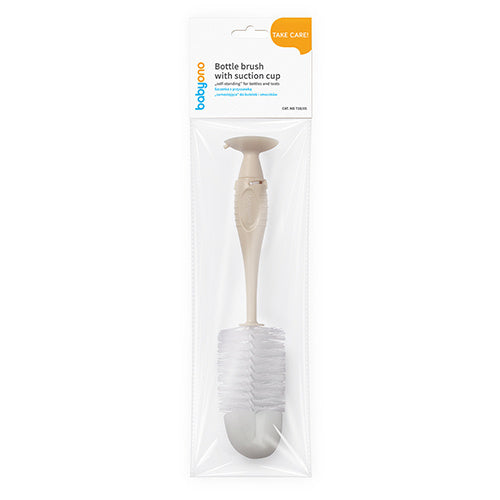 Babyono Bottle Brush With Suction - Beige