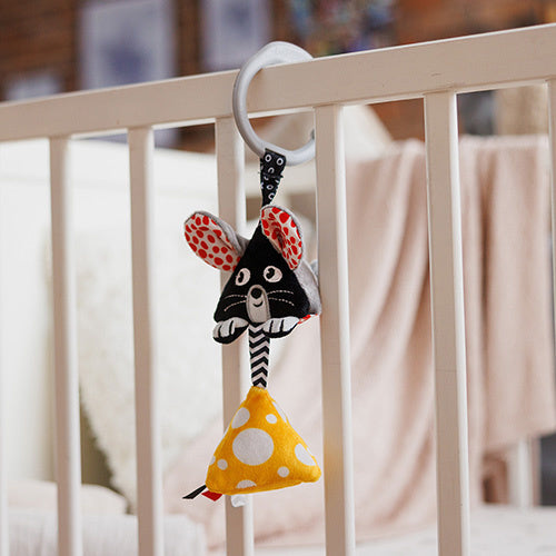 Babyono Contrast Mouse Hanging Toy