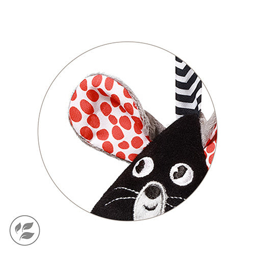 Babyono Contrast Stroller Toy Mouse
