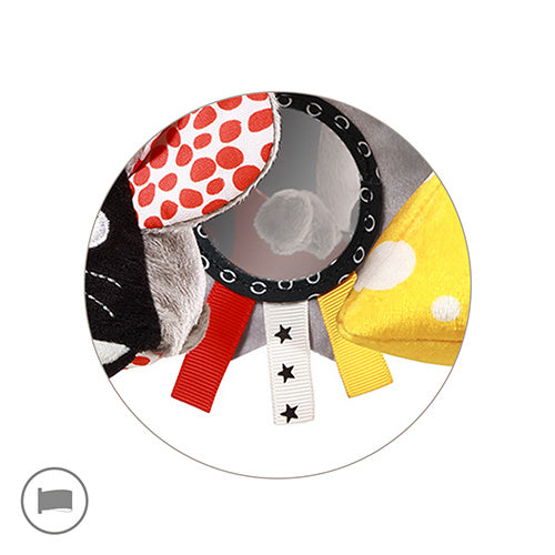 Babyono Contrast Stroller Toy Mouse