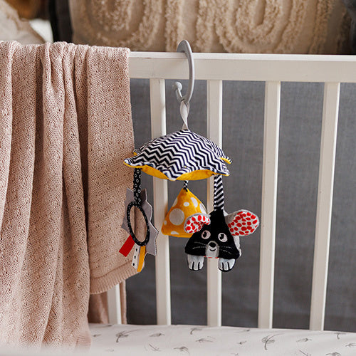 Babyono Contrast Stroller Toy Mouse