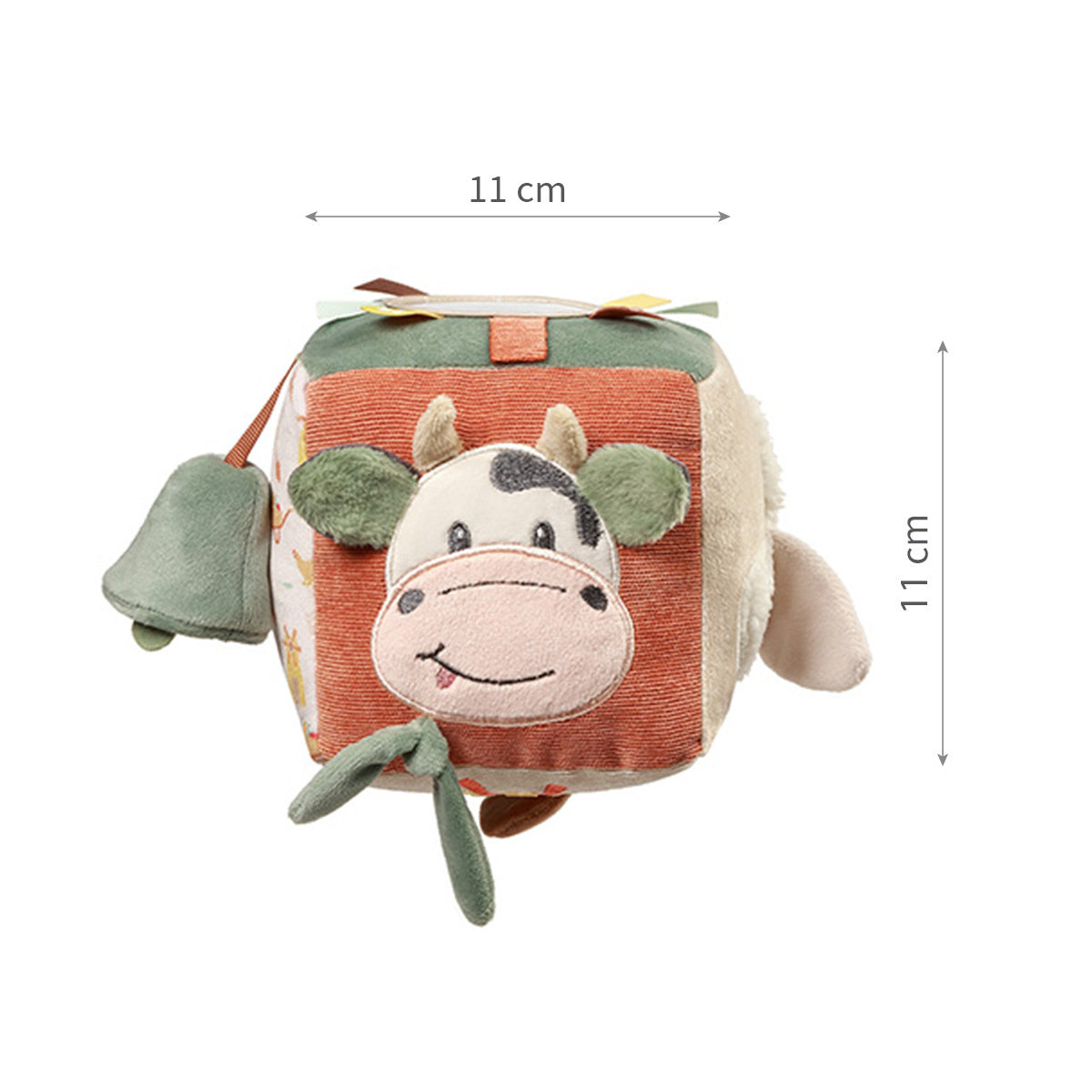 Babyono Cow Bingo Sensory Cube