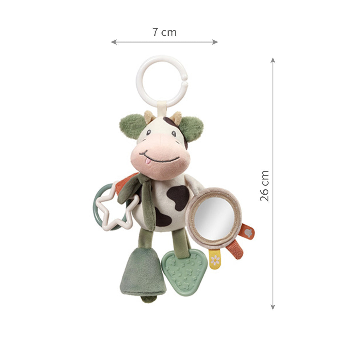 Babyono Cow Bingo Sensory Hanging Toy
