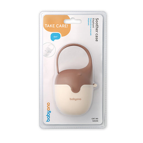 Babyono Elephant Soother Case - Beige