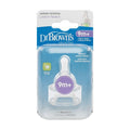 Dr. Brown’s Narrow-Neck Level 4 Natural Flow Teats 9M+ 2 Pack (BPA-Free) - Baby Essentials