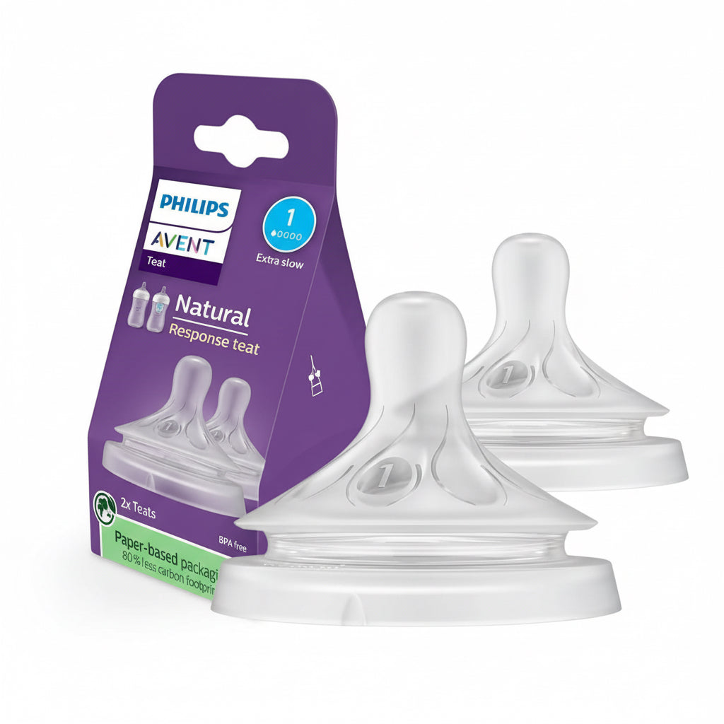 Philips Avent Natural Response Teat Extra Slow 0m+ Flow 1 - 2 pcs