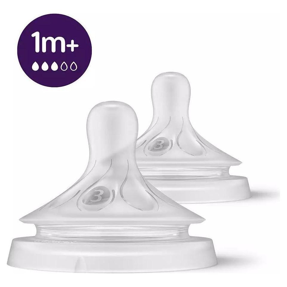 Philips Avent Natural Response Teat 1m+ Flow 3 - 2 pcs