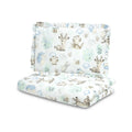 Sensillo Toddler Duvet Cover and Pillowcase Set 140x70 cm - Blue Animals