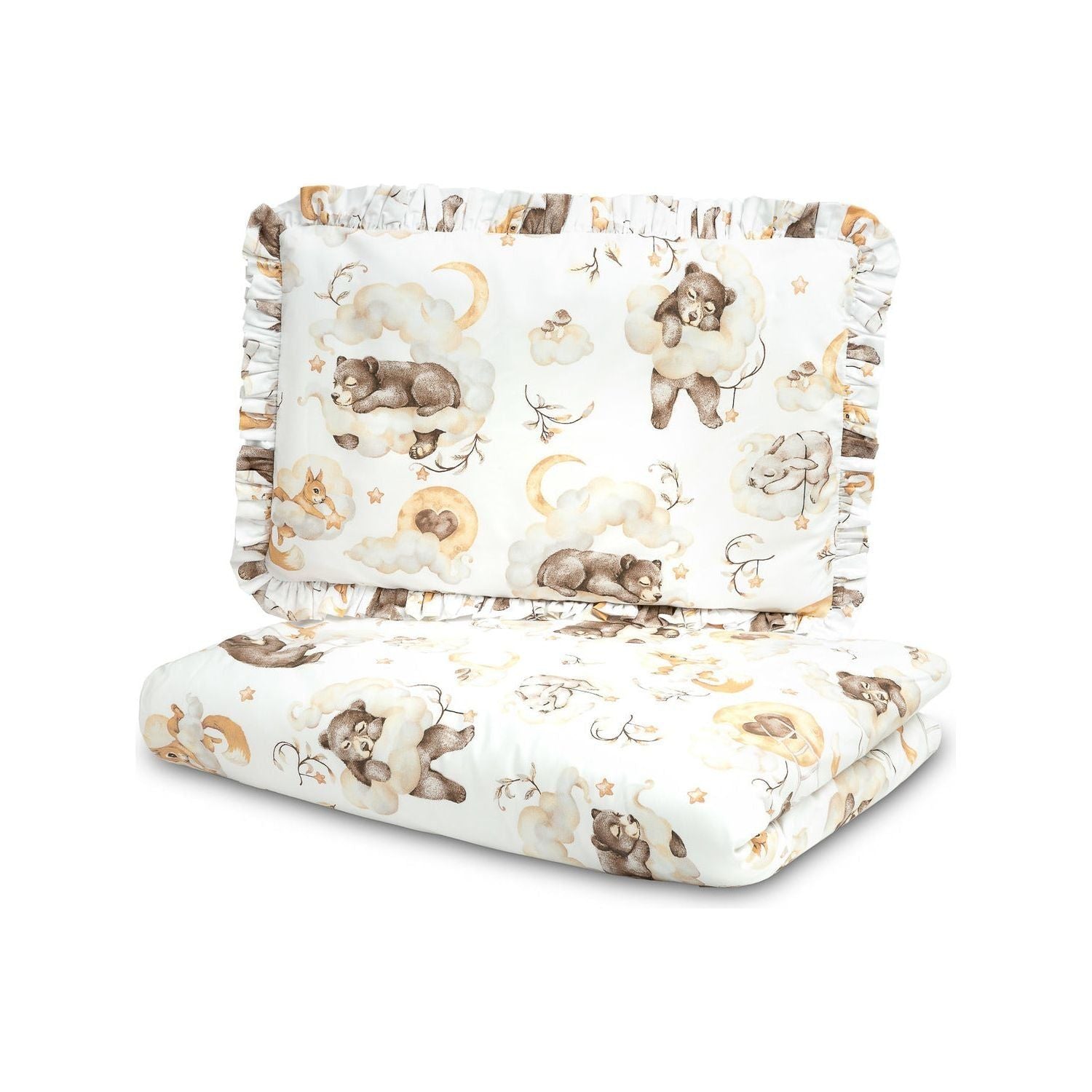 Sensillo Toddler Duvet Cover and Pillowcase Set 140x70 cm - Dream