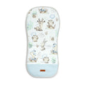 Sensillo Velvet Stroller Liner - Blue Animals