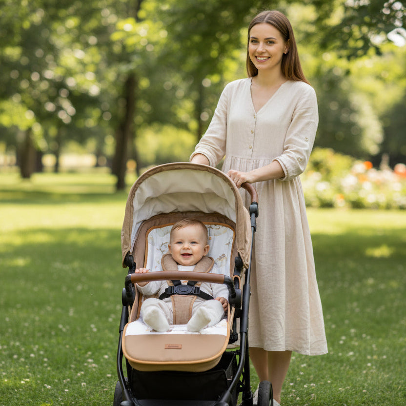 Sensillo Velvet Stroller Liner - Dream