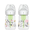Dr. Brown’s Natural Flow Options+ Wide-Neck Baby Bottles 150 ml – 2 Pack – 0m+ - Forest - Baby Essentials