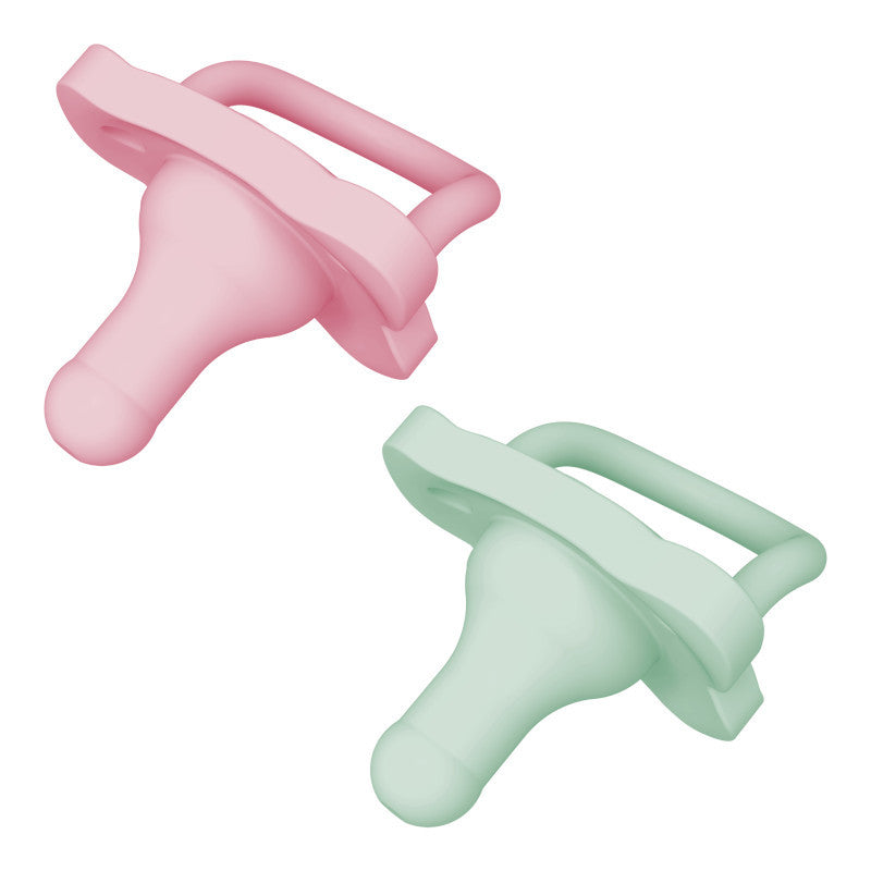 Dr. Brown's HappyPaci Silicone Soother 0-6m 2 pack - Mint & Pink