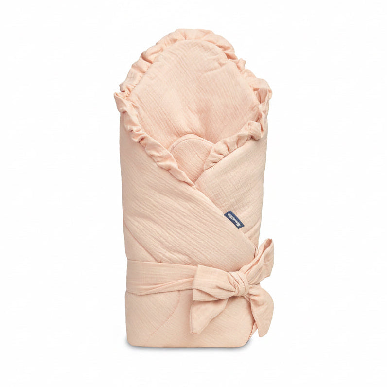 Sensillo Muslin Newborn Swaddle Wrap - Peach