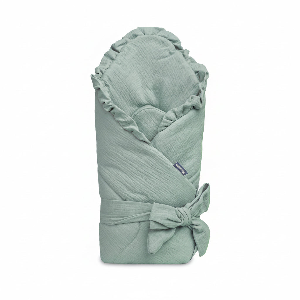Sensillo Muslin Newborn Swaddle Wrap - Mint