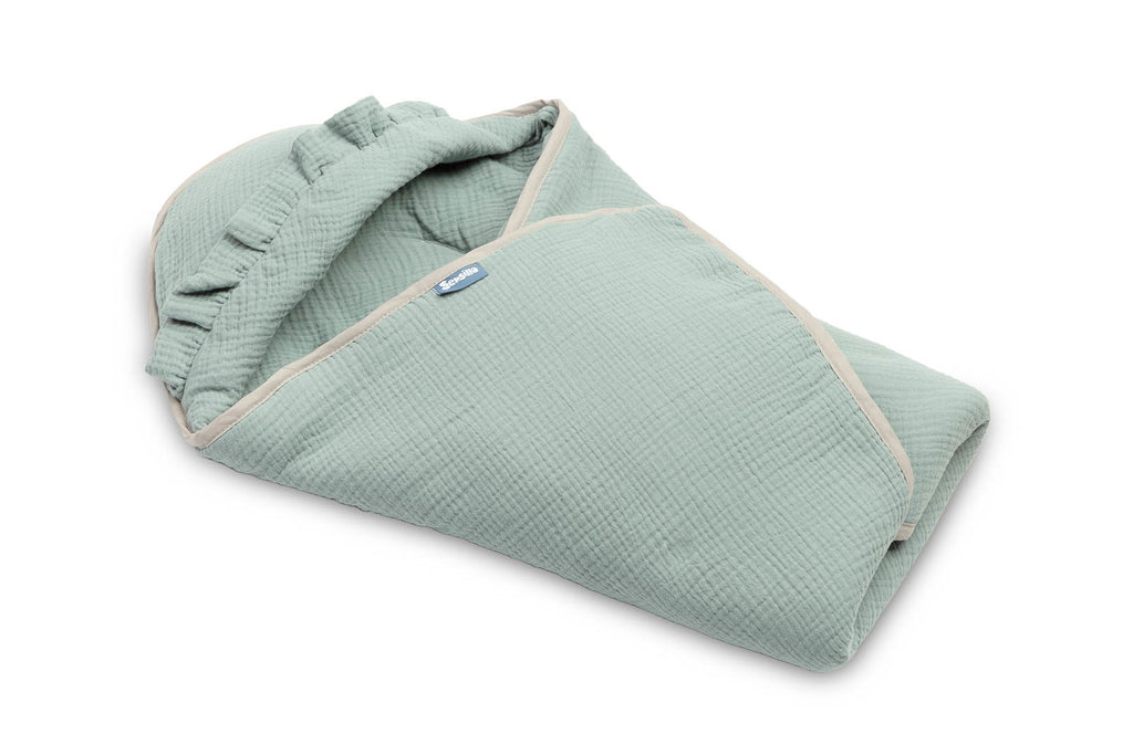 Sensillo Muslin Car Seat Swaddle - Mint