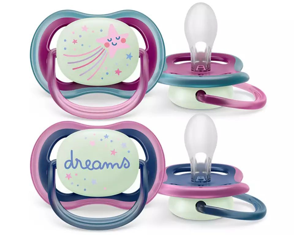 Philips Avent Soother Air Night 6-18 Months 2 Pc