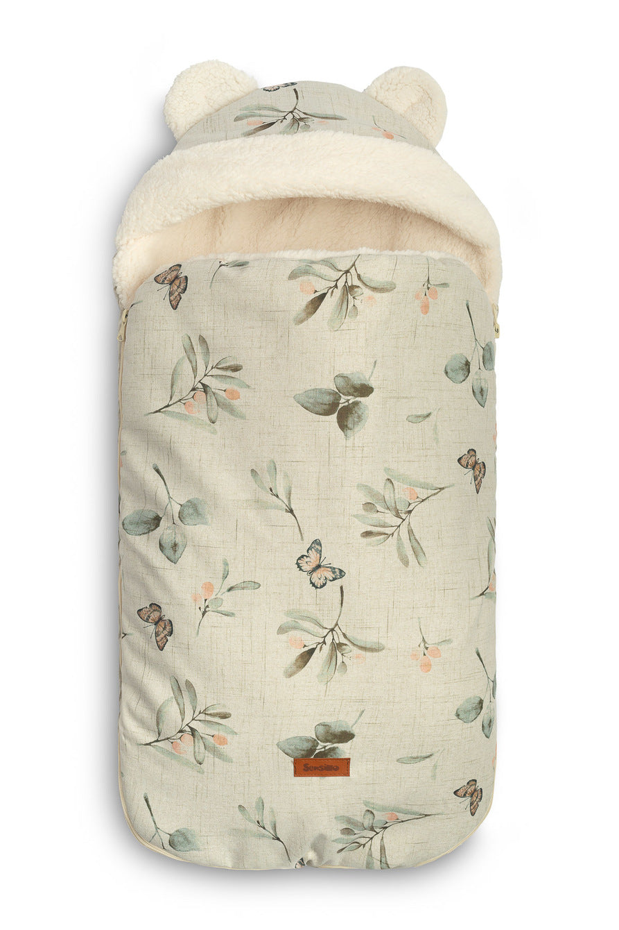 Sensillo Travel Footmuff For Car Seats & Prams  - Olive Branch