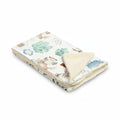 Sensillo Baby Teddy Borg Fleece Blanket -  Blue Animals