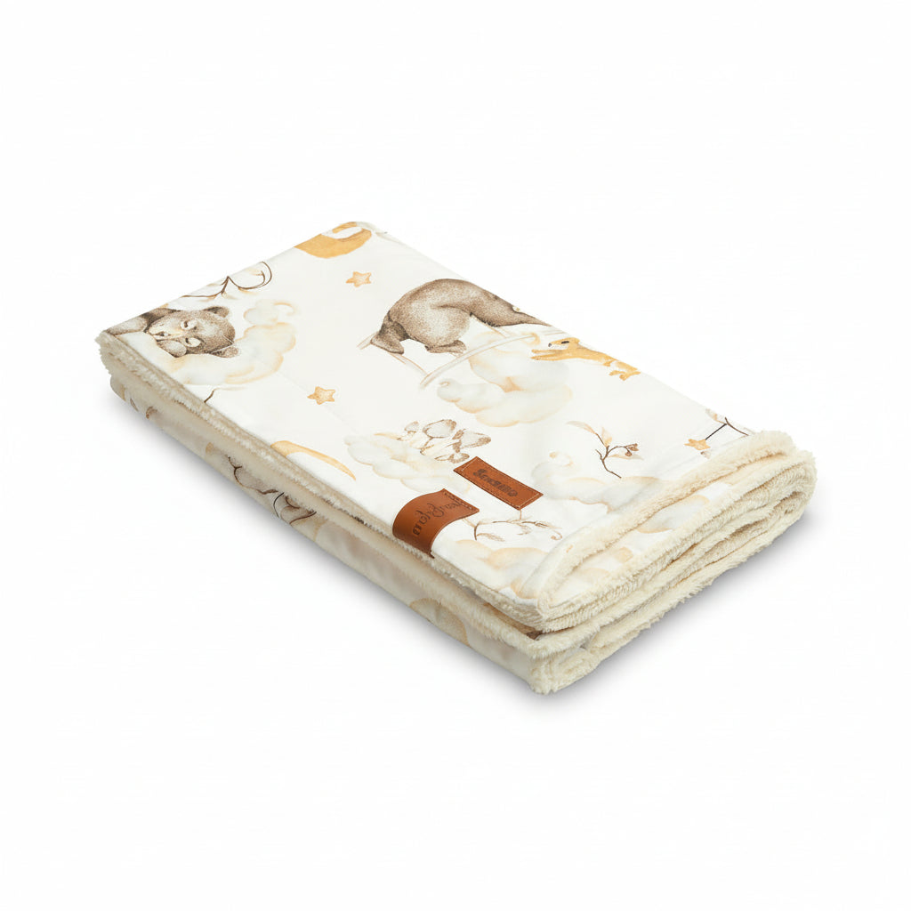 Sensillo Baby Teddy Borg Fleece Blanket -  Dream