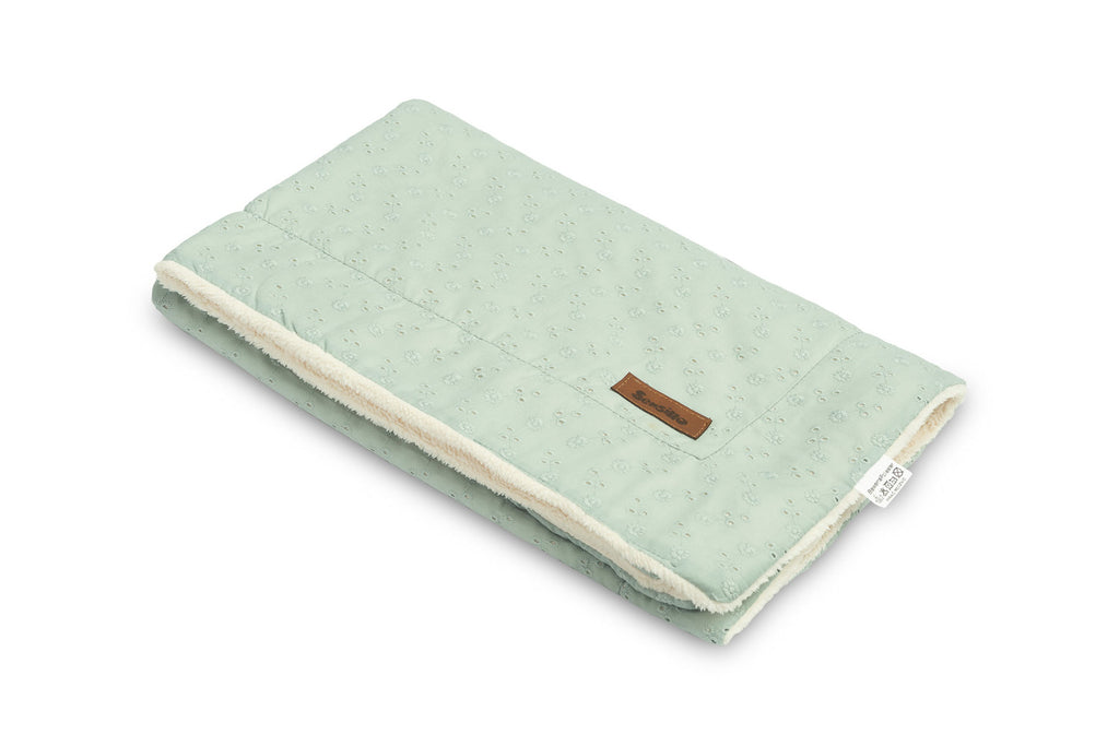 Sensillo Baby Embroidered Blanket -  Mint