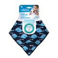 Dr Brown's Teething Bandana Bib 3m+ - Whales