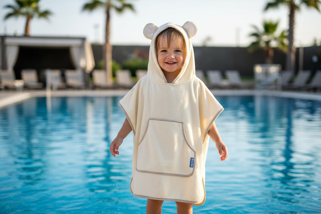 Sensillo Bath Poncho - Beige