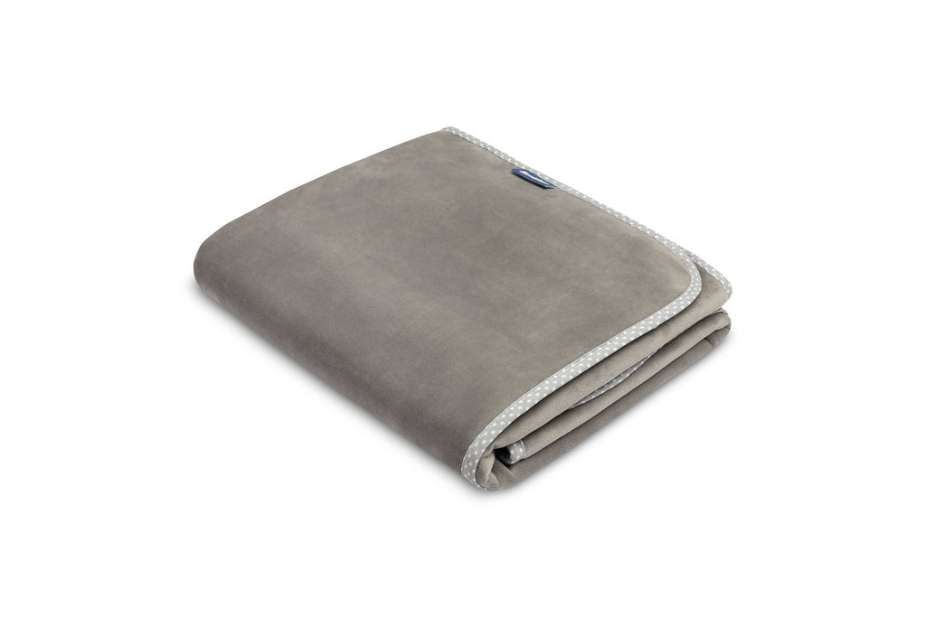 Sensillo Baby Plush Fleece Blanket 100x80 cm -  Grey