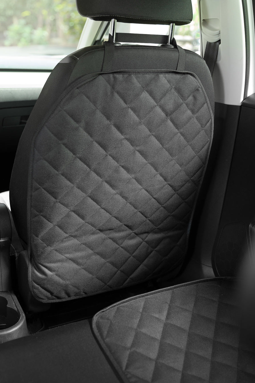 Caretero Quilted Car Seat Back Protector Mat