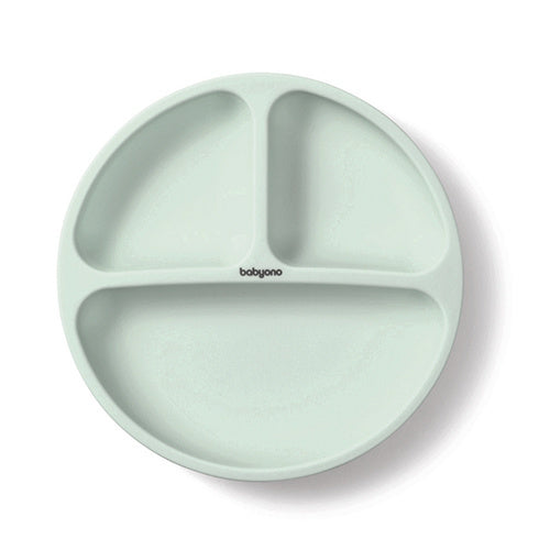 Babyono Silicone Suction Plate - Mint 6m+