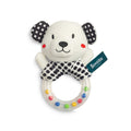 contrast rattle teddy