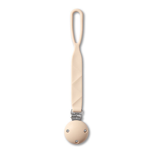 Babyono Silicone Soother Clip Ribbon - Beige