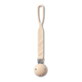 Babyono Silicone Soother Clip Ribbon - Beige