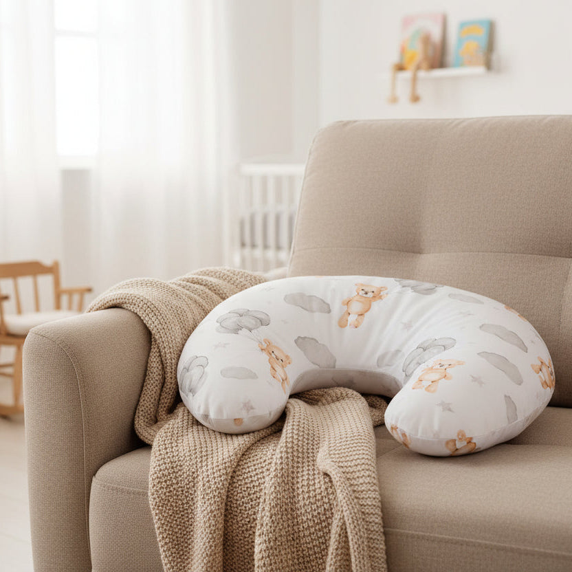 Sensillo Muslin Nursing Pillow - Teddy
