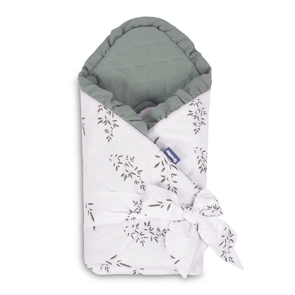 Sensillo Muslin Newborn Swaddle Wrap - Olive Tree