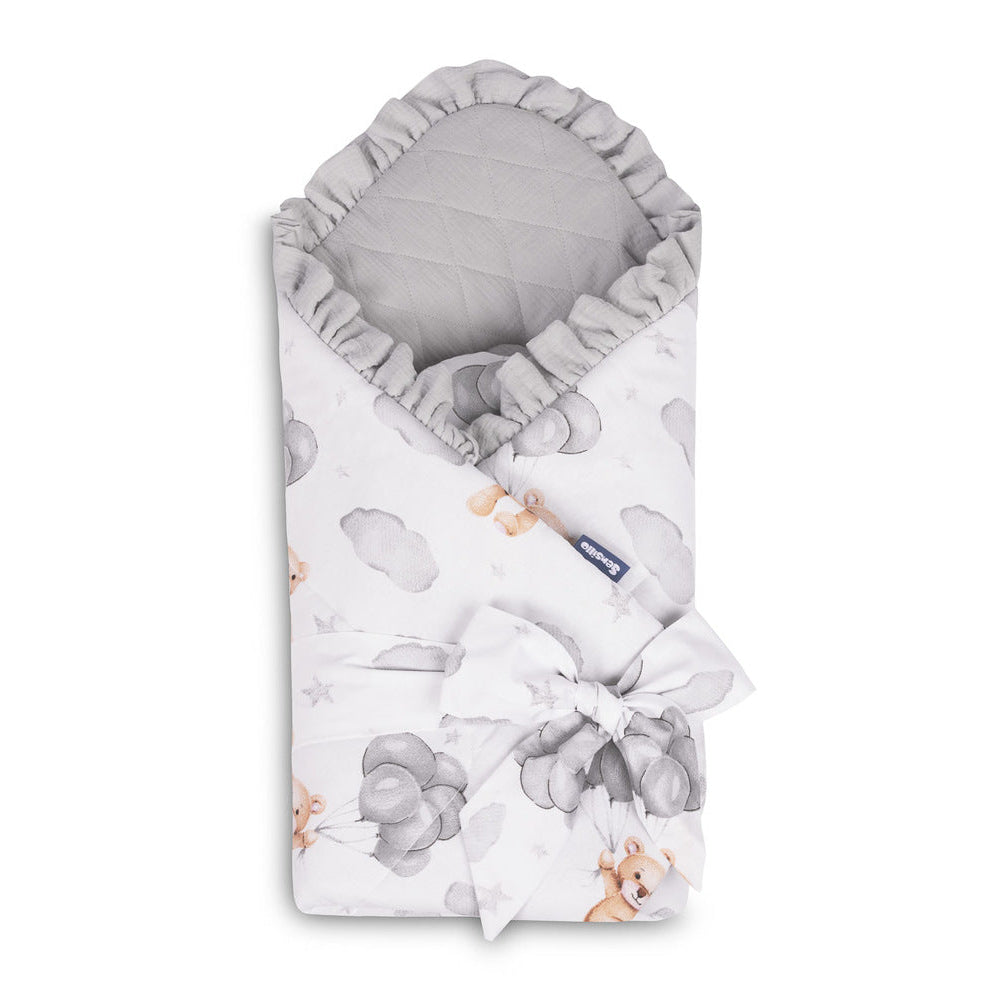 Sensillo Muslin Newborn Swaddle Wrap - Teddy