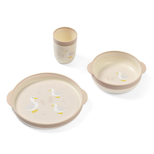 Babyono Toddler Feeding Set 12m+ 3 pcs - Goose