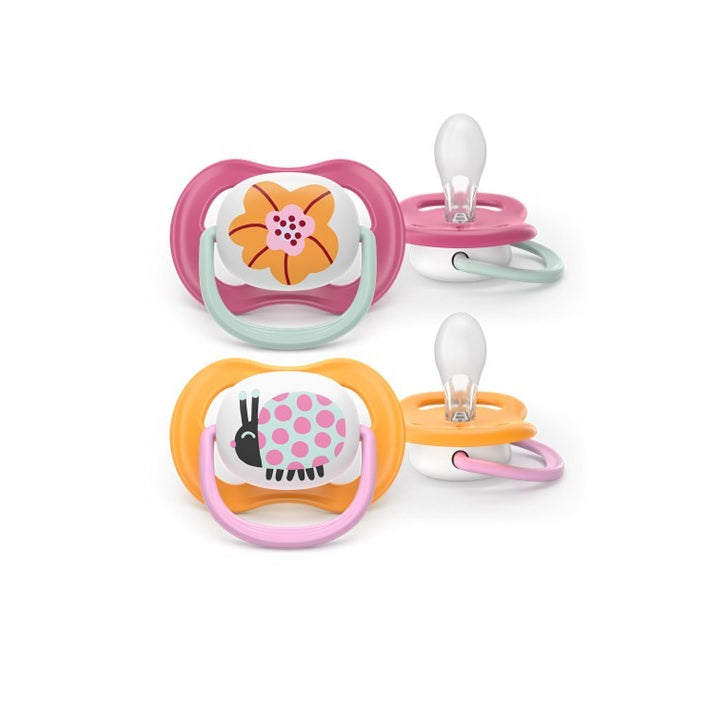 Philips Avent Soother Ultra Air Coll 6-18 months 2 pcs - Pink