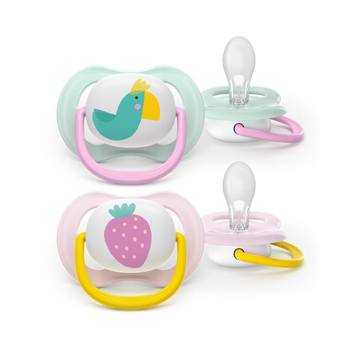 Philips Avent Soother Ultra Air Coll 0-6 months 2 pcs - Pink