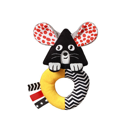 Babyono Contrast Mouse Rattle