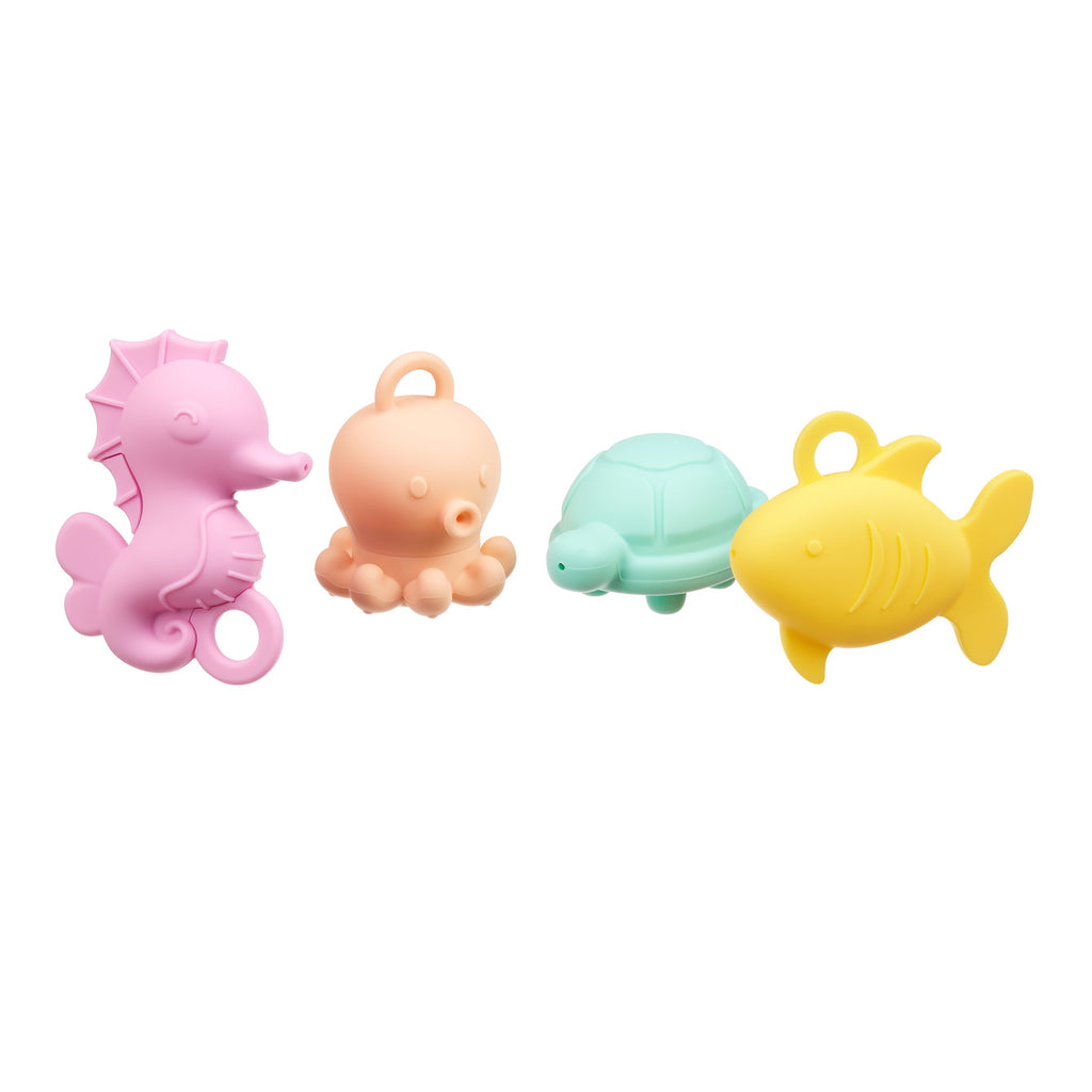 Akuku Silicone Openable Bath Toys 4 pcs