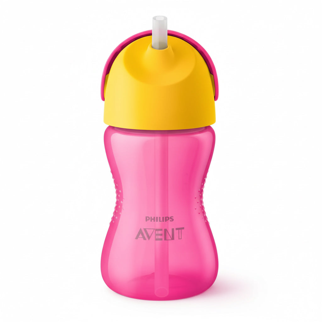 Philips Avent Straw Cup 300ml 12m+ - Pink